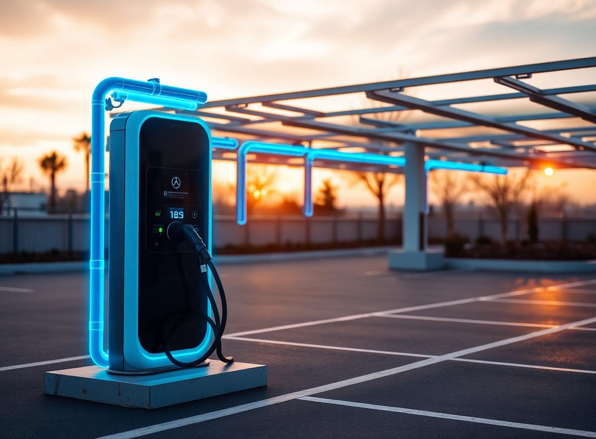 Bornes de recharge électrique : étude d'implantation en réalité mixte sur site (IRVE)
